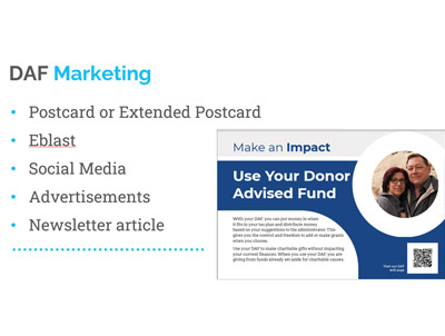 Marketing and Closing DAF Gifts Seminar